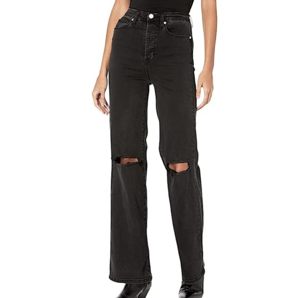 BLANKNYC Franklin High Waist Wide Leg Jean Size 27